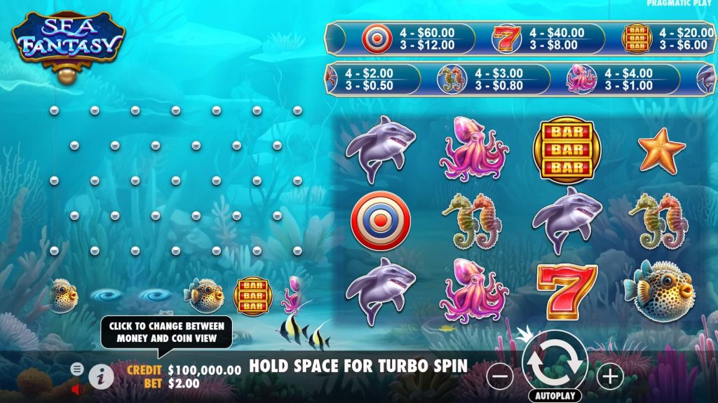 What Is The Maximum Bet And Payout Potential For Players In The Sea Fantasy Slot Game?